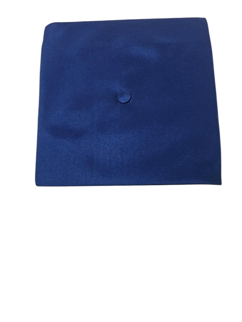 Classic Navy Satin Graduation Cap - Unbranded
